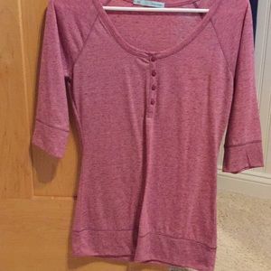 Light Pink 3/4 Sleeve Shirt - Maurice’s